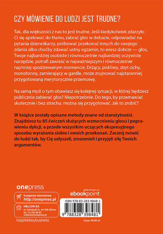 Porywający mówca. Jak brzmieć pewnie i przekonująco