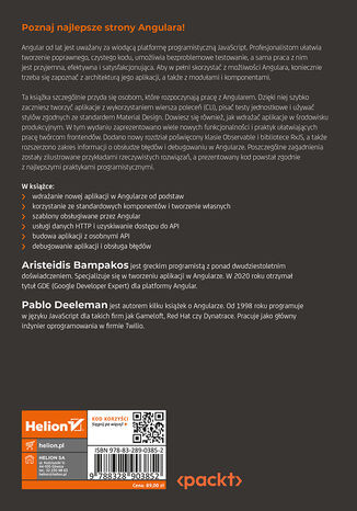 Poznaj Angular. Rzeczowy przewodnik po tworzeniu aplikacji webowych z użyciem frameworku Angular 15. Wydanie IV