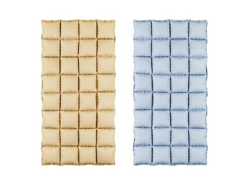 Balon foliowy kurtyna dwustron beżowo-nieb 55x110