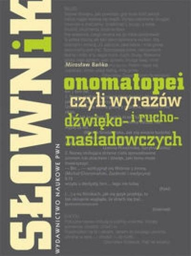Słownik onomatopei, czyli wyrazów...