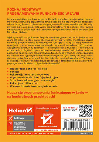 Java. Zadania z programowania. Przykładowe funkcyjne rozwiązania