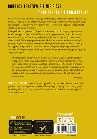 Sztuka projektowania tekstów. Jak tworzyć treści, które podbiją internet