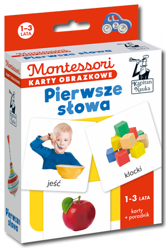 Montessori Karty obrazkowe Pierwsze słowa 1-3 lata