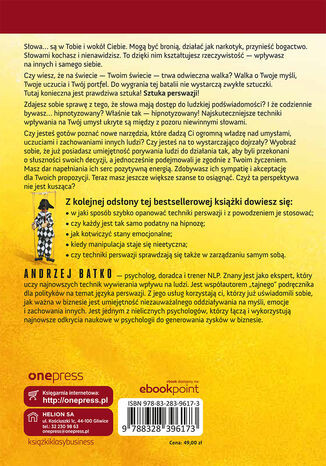 SZTUKA PERSWAZJI, czyli język wpływu i manipulacji. Wydanie II rozszerzone