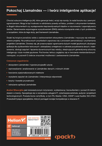 Tworzenie aplikacji AI z LlamaIndex. Praktyczny przewodnik po RAG i LLM