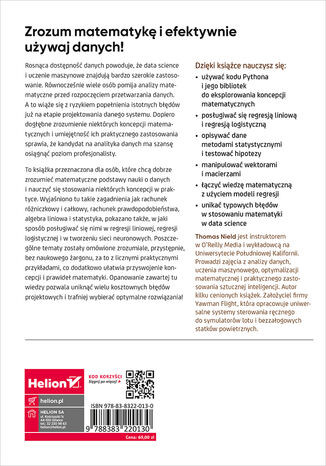 Podstawy matematyki w data science. Algebra liniowa, rachunek prawdopodobieństwa i statystyka