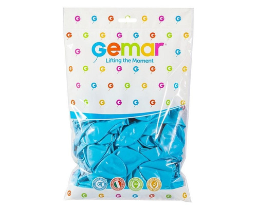Balony pastelowe błękitne 25cm 100szt.