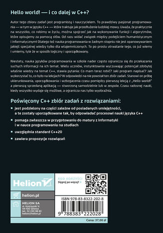 C++  Zbiór zadań z rozwiązaniami