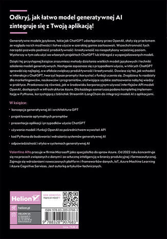 Generatywna sztuczna inteligencja z ChatGPT i modelami OpenAI. Podnieś swoją produktywność i innowacyjność za pomocą GPT3 i GPT4