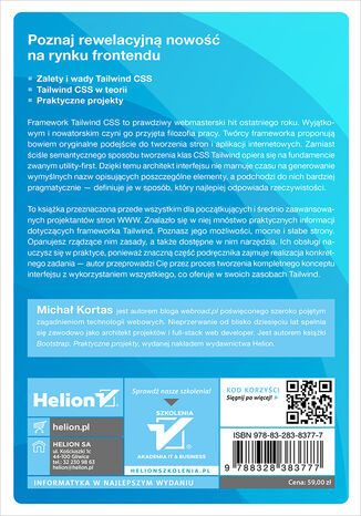 Tailwind CSS. Projektowanie stron WWW i podejście utility-first