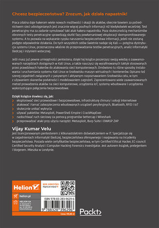 Kali Linux i zaawansowane testy penetracyjne. Zostań ekspertem cyberbezpieczeństwa za pomocą Metasploit, Nmap, Wireshark i Burp Suite. Wydanie IV