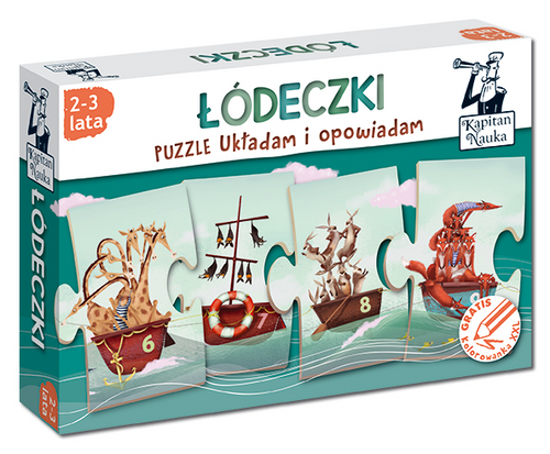 Puzzle. Układam i opowiadam. Łódeczki