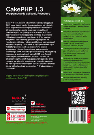 CakePHP 1.3. Programowanie aplikacji. Receptury