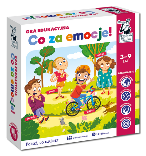 Co za emocje! 3-9 lat. Gra edukacyjna