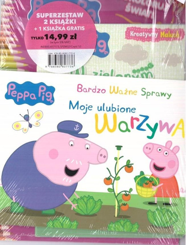 Zestaw 3 książeczek: Świnka Peppa