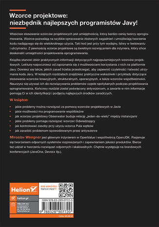 Wzorce projektowe dla programistów Javy. Udoskonal swoje umiejętności projektowania oprogramowania