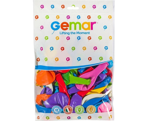 Balony pastelowe różnokolorowe MIX 23cm 100szt.