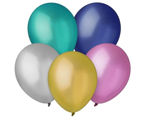 Balony Decomex metaliczne 23cm 100szt