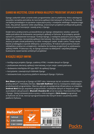 Django. Tworzenie nowoczesnych aplikacji internetowych w Pythonie