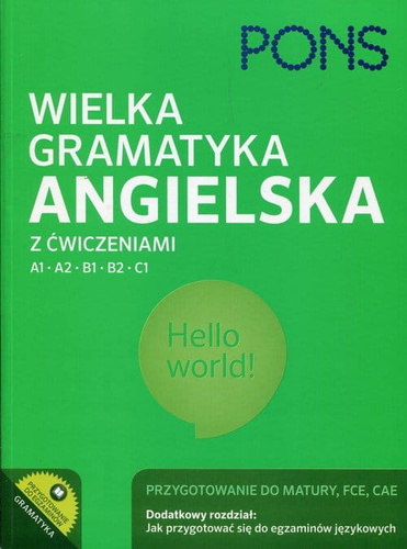 PONS Wielka gramatyka angielska z ćwiczeniami A1 A2 B1 B2 C1 - ANTYKWARIAT