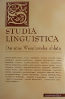 Studia Linguistica. Danutae Wesołowska oblata