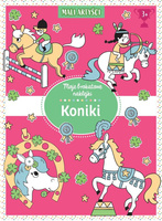 Moje brokatowe naklejki. Koniki