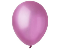 Balony Decomex metaliczny jasny róż 28cm 100szt