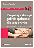Programy i strategie polityki społecznej dla grup ryzyka