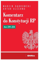 Komentarz do Konstytucji RP art. 219-224