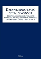 DZIENNIK INNYCH ZAJĘĆ SPECJALISTYCZNYCH Jakich...(logopedy, korekcyjno-kompensacyjnych, psychologa, terapii SI, rehabilitanta ruchowego, muzykoterapeuty, pedagoga specjalnego)