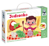 Jedzonko. Układanka kreatywna. Kapitan Nauka