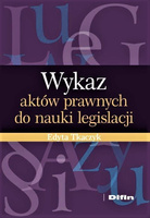 Wykaz aktów prawnych do nauki legislacji