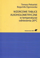 Wzorcowe tablice alkoholometryczne w temp. 20..