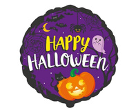 Balon foliowy Happy Halloween 48cm