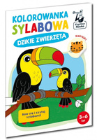 Kolorowanka sylabowa. Dzikie zwierzęta