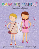 Baw się modą z naklejkami. Fioletowa