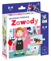 Układam i poznaję. Zawody. Puzzle 21 elementów