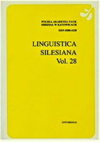 Linguistica Silesiana, vol. 28