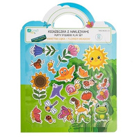 Książeczka z naklejkami - Kwietna łąka
