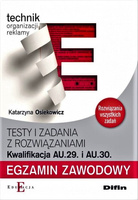 Egzamin zawodowy Technik organizacji reklamy AU.29 i AU.30