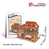Puzzle 3D Domki Świata Francja FASHION SHOP
