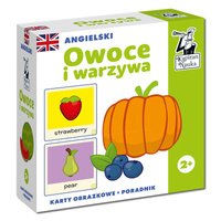 Angielski Owoce i warzywa - karty+ poradnik