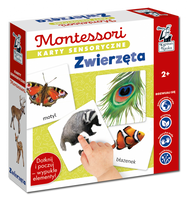Montessori. Karty sensoryczne. Zwierzęta 2+
