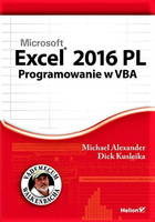 Excel 2016 PL. Programowanie w VBA. Vademecum Walkenbacha ANTYKWARIAT