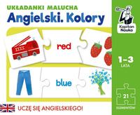 Angielski. Kolory. Układanki Malucha
