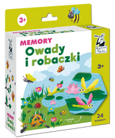 Gra memory Owady i robaczki Kapitan Nauka