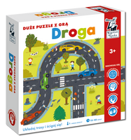Droga. Duże puzzle z grą. Kapitan Nauka