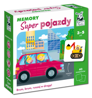 Memory Super pojazdy 3-5 lat Kapitan Nauka